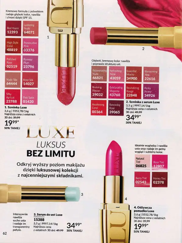 AVON - gazetka promocyjna Katalog październik 2024 od poniedziałku 30.09 do czwartku 31.10 - strona 62