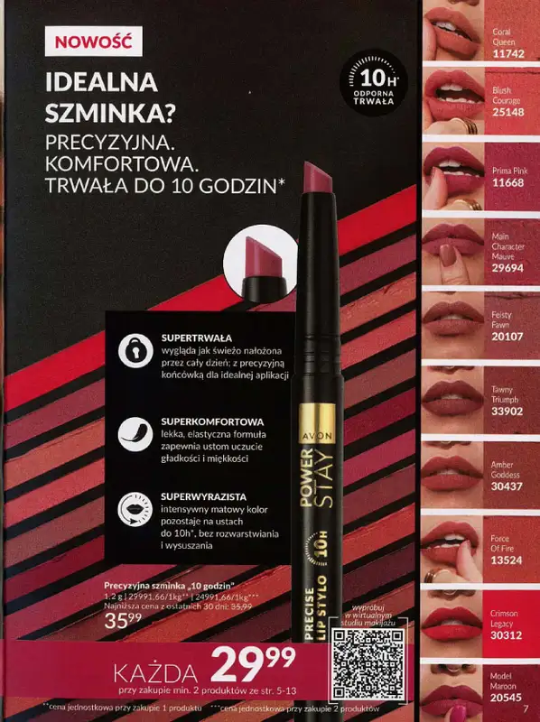 AVON - gazetka promocyjna Katalog październik 2024 od poniedziałku 30.09 do czwartku 31.10 - strona 7