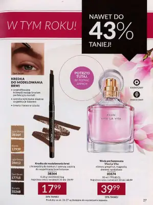 AVON - gazetka promocyjna Katalog październik 2024 od poniedziałku 30.09 do czwartku 31.10 - strona 27 AVON - gazetka promocyjna Katalog październik 2024 od poniedziałku 30.09 do czwartku 31.10 - strona 27