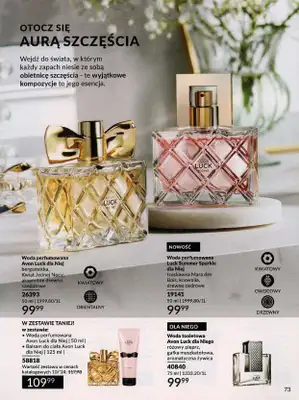 AVON - gazetka promocyjna Katalog październik 2024 od poniedziałku 30.09 do czwartku 31.10 - strona 73 AVON - gazetka promocyjna Katalog październik 2024 od poniedziałku 30.09 do czwartku 31.10 - strona 73