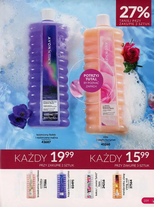 AVON - gazetka promocyjna Katalog październik 2024 od poniedziałku 30.09 do czwartku 31.10 - strona 209