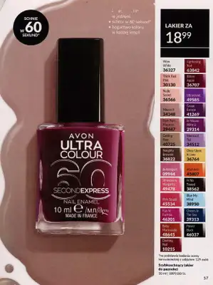 AVON - gazetka promocyjna Katalog październik 2024 od poniedziałku 30.09 do czwartku 31.10 - strona 57 AVON - gazetka promocyjna Katalog październik 2024 od poniedziałku 30.09 do czwartku 31.10 - strona 57
