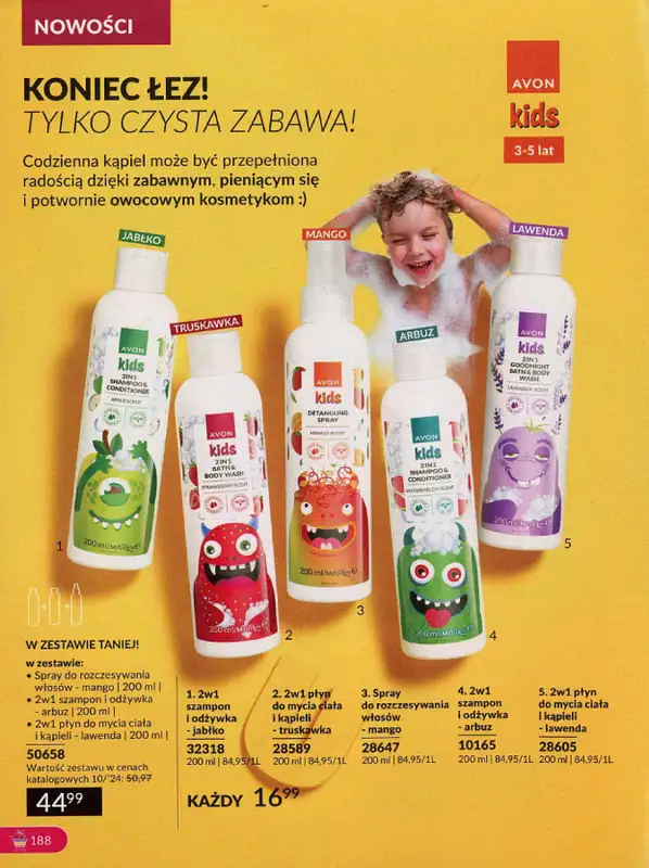 AVON - gazetka promocyjna Katalog październik 2024 od poniedziałku 30.09 do czwartku 31.10 - strona 188