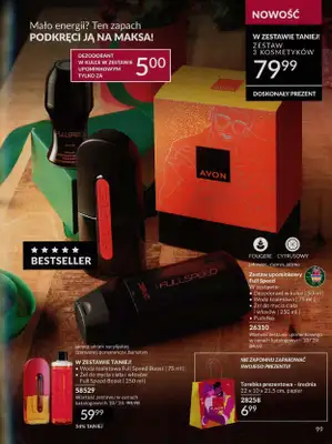 AVON - gazetka promocyjna Katalog październik 2024 od poniedziałku 30.09 do czwartku 31.10 - strona 99 AVON - gazetka promocyjna Katalog październik 2024 od poniedziałku 30.09 do czwartku 31.10 - strona 99