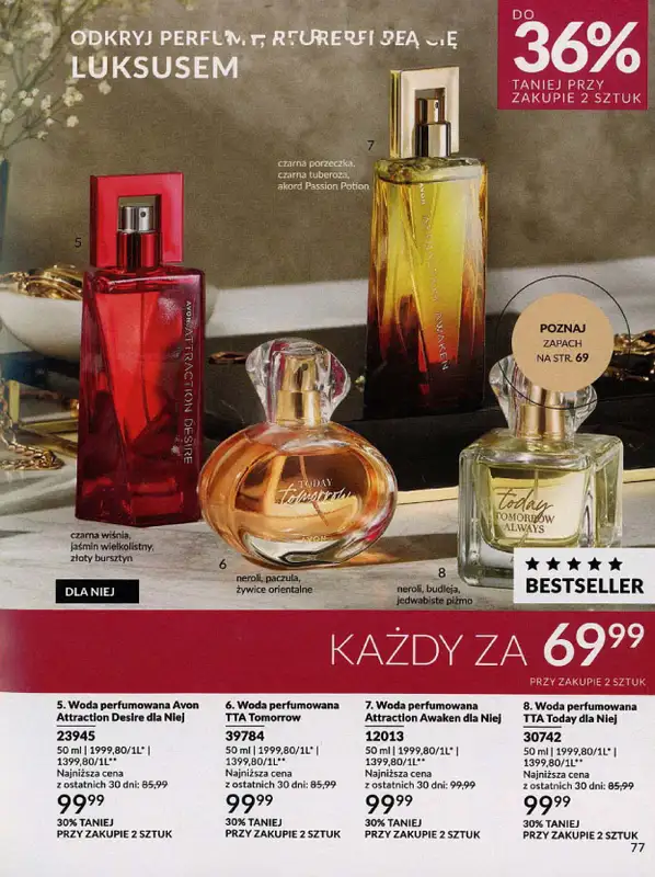 AVON - gazetka promocyjna Katalog październik 2024 od poniedziałku 30.09 do czwartku 31.10 - strona 77