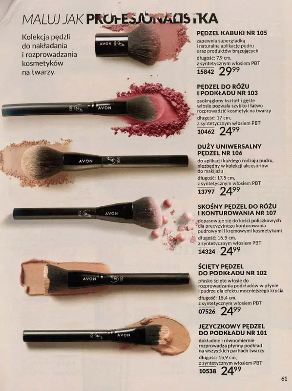 AVON - gazetka promocyjna Katalog październik 2024 od poniedziałku 30.09 do czwartku 31.10 - strona 61