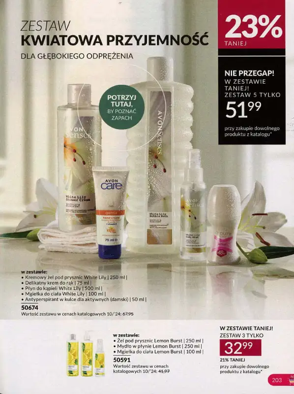 AVON - gazetka promocyjna Katalog październik 2024 od poniedziałku 30.09 do czwartku 31.10 - strona 203