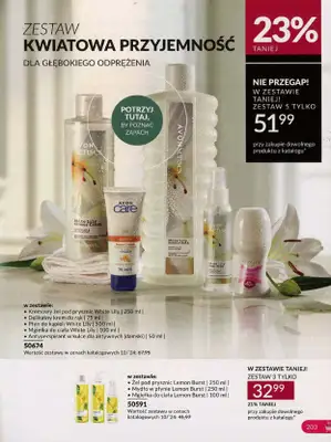 AVON - gazetka promocyjna Katalog październik 2024 od poniedziałku 30.09 do czwartku 31.10 - strona 203 AVON - gazetka promocyjna Katalog październik 2024 od poniedziałku 30.09 do czwartku 31.10 - strona 203