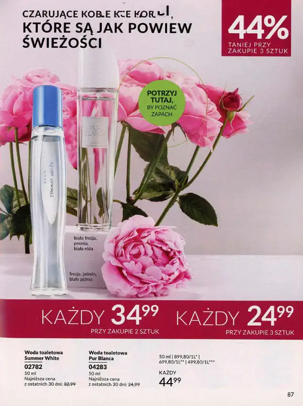 AVON - gazetka promocyjna Katalog październik 2024 od poniedziałku 30.09 do czwartku 31.10 - strona 87