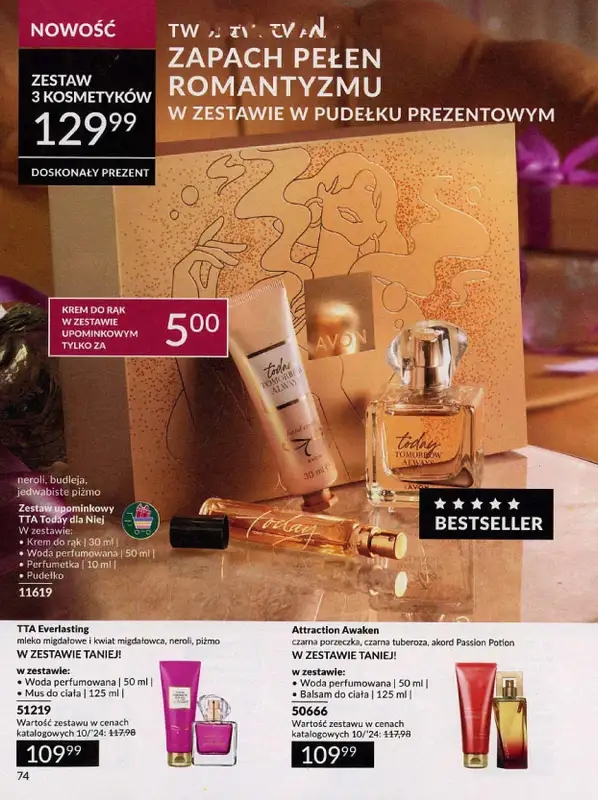 AVON - gazetka promocyjna Katalog październik 2024 od poniedziałku 30.09 do czwartku 31.10 - strona 74