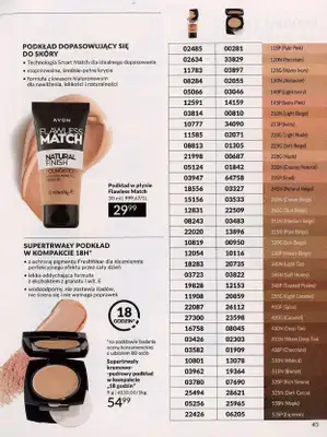 AVON - gazetka promocyjna Katalog październik 2024 od poniedziałku 30.09 do czwartku 31.10 - strona 45 AVON - gazetka promocyjna Katalog październik 2024 od poniedziałku 30.09 do czwartku 31.10 - strona 45