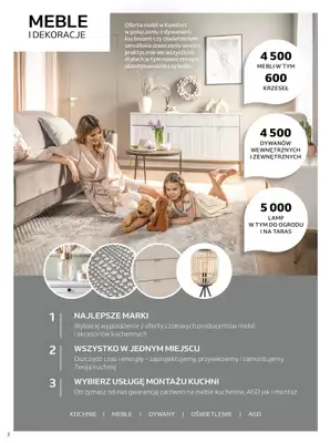 Komfort - gazetka promocyjna Gazetka od środy 11.09 do niedzieli 29.09 - strona 2 Komfort - gazetka promocyjna Gazetka od środy 11.09 do niedzieli 29.09 - strona 2