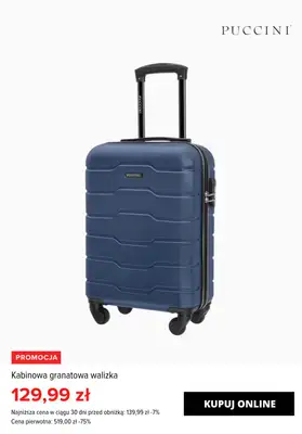 Puccini - gazetka promocyjna Walizki kabinowe od 99,99 zł od środy 11.09  - strona 3