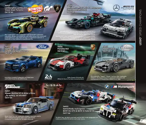 LEGO - gazetka promocyjna Katalog od wtorku 17.09 do wtorku 31.12 - strona 127 LEGO - gazetka promocyjna Katalog od wtorku 17.09 do wtorku 31.12 - strona 127