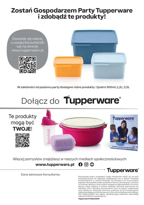 Tupperware - gazetka promocyjna Gazetka od środy 18.09 do niedzieli 29.09 - strona 8