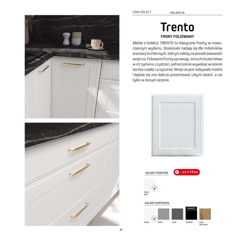 Komfort - gazetka promocyjna Katalog Kuchnie od środy 18.09 do środy 31.12 - strona 21