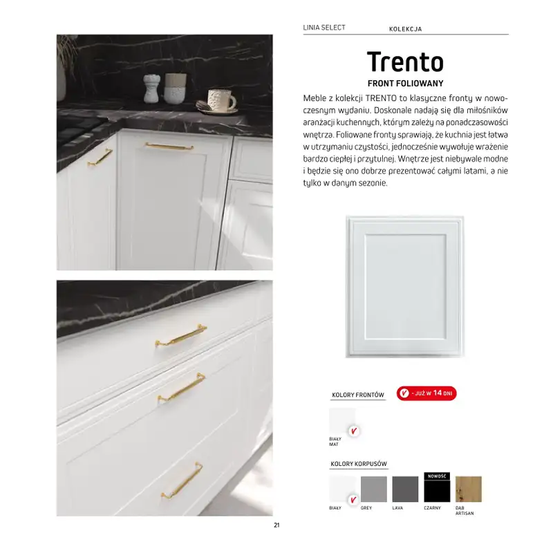 Komfort - gazetka promocyjna Katalog Kuchnie od środy 18.09 do środy 31.12 - strona 21