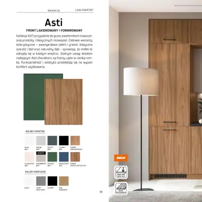 Komfort - gazetka promocyjna Katalog Kuchnie od środy 18.09 do środy 31.12 - strona 50 Komfort - gazetka promocyjna Katalog Kuchnie od środy 18.09 do środy 31.12 - strona 50