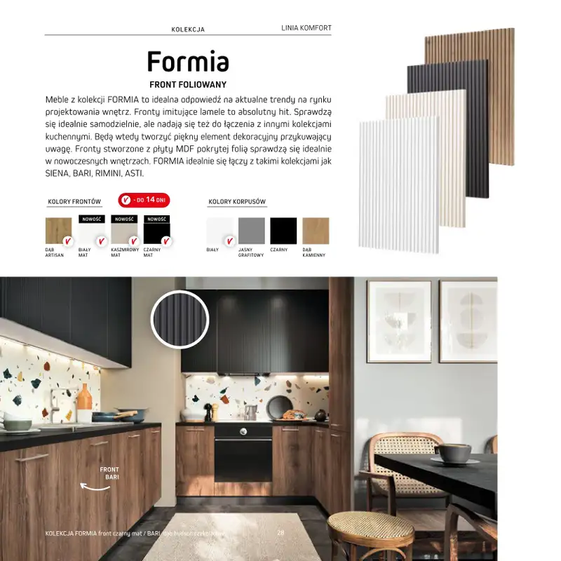 Komfort - gazetka promocyjna Katalog Kuchnie od środy 18.09 do środy 31.12 - strona 28