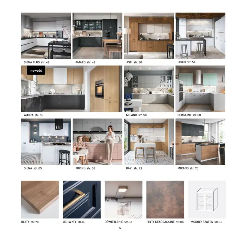 Komfort - gazetka promocyjna Katalog Kuchnie od środy 18.09 do środy 31.12 - strona 5