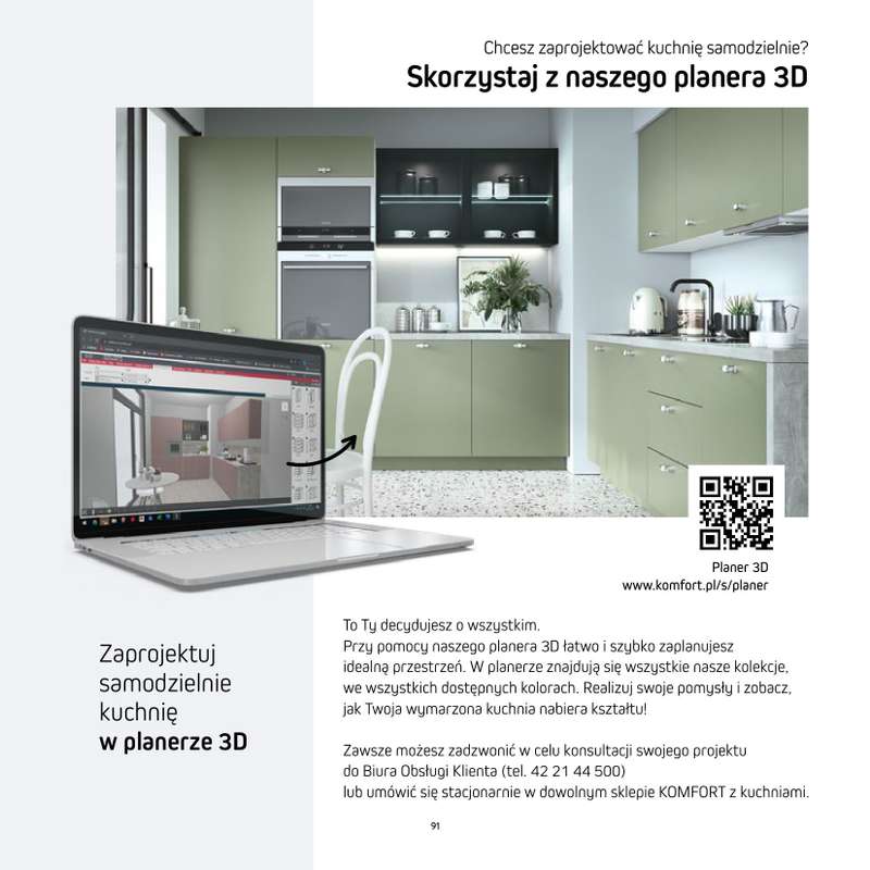 Komfort - gazetka promocyjna Katalog Kuchnie od środy 18.09 do środy 31.12 - strona 91
