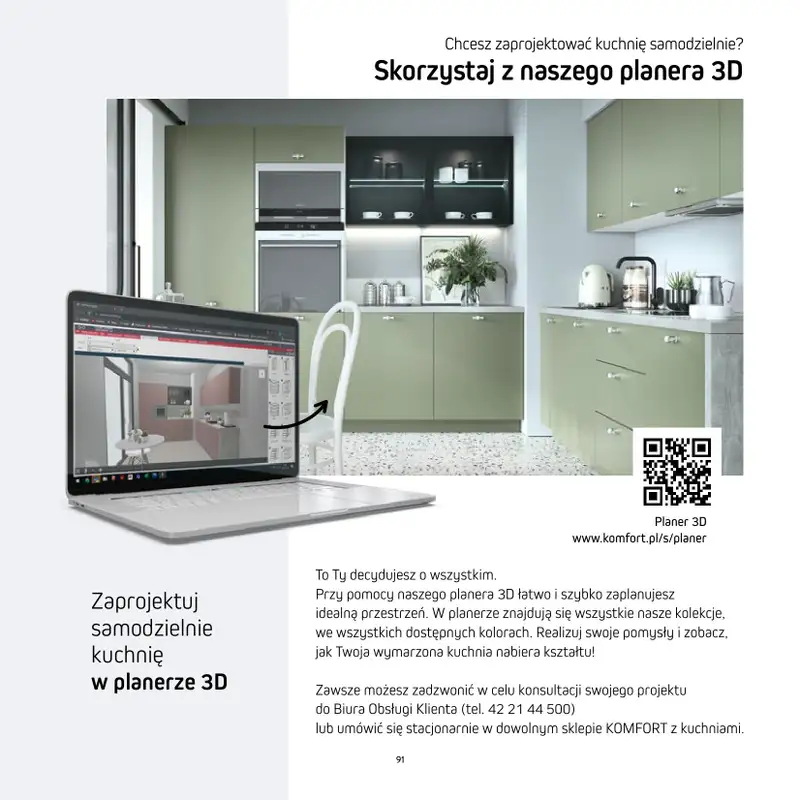 Komfort - gazetka promocyjna Katalog Kuchnie od środy 18.09 do środy 31.12 - strona 91