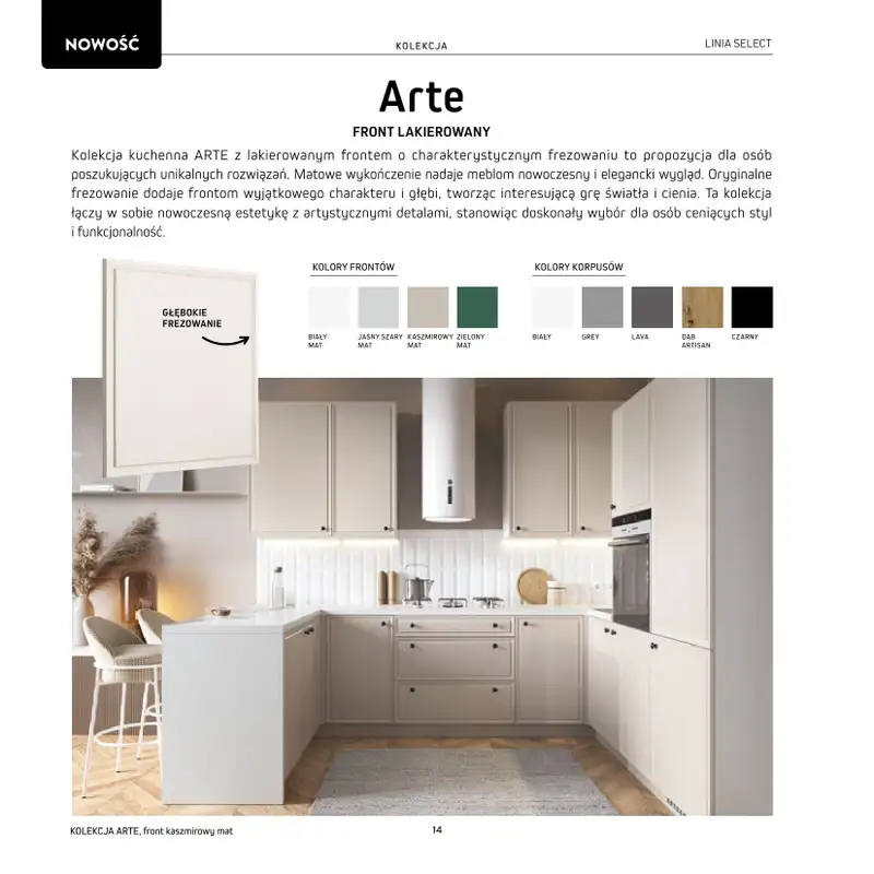 Komfort - gazetka promocyjna Katalog Kuchnie od środy 18.09 do środy 31.12 - strona 14