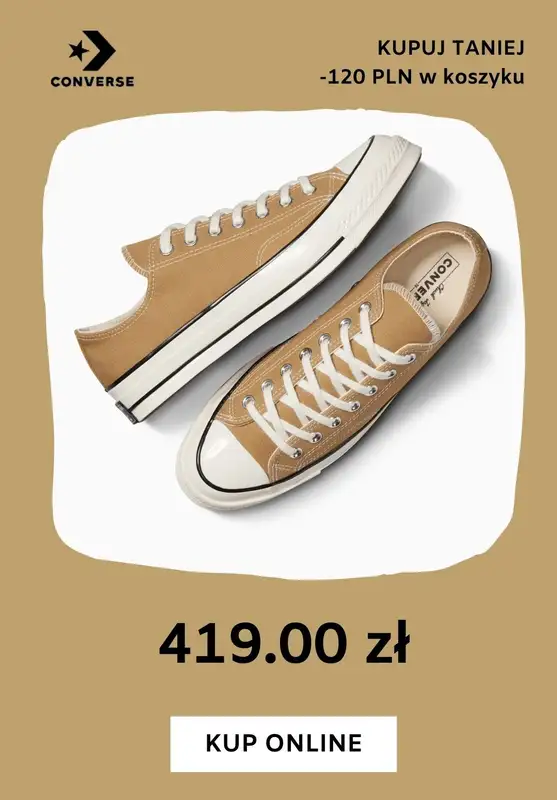 Converse - gazetka promocyjna Do 120 zł na trampki od środy 18.09  - strona 10