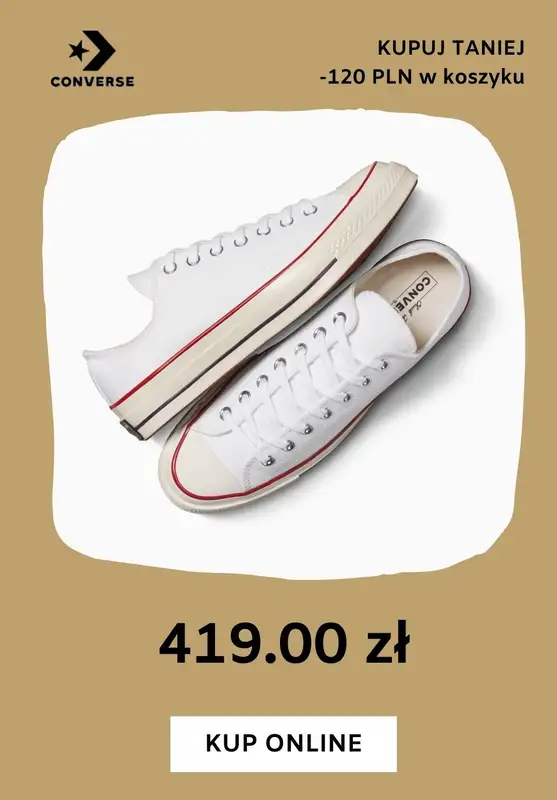 Converse - gazetka promocyjna Do 120 zł na trampki od środy 18.09  - strona 6