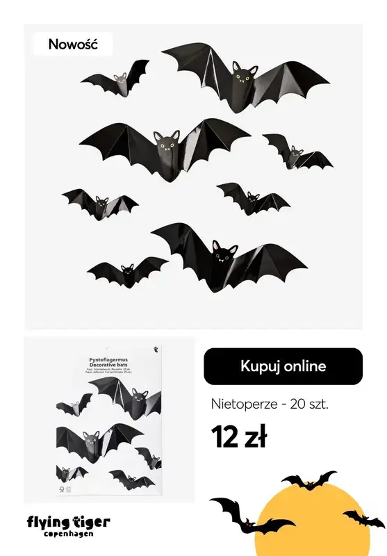 Flying Tiger Copenhagen - gazetka promocyjna Hallowenowa impreza - gadżety i dekoracje od czwartku 19.09  - strona 4
