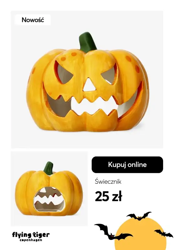 Flying Tiger Copenhagen - gazetka promocyjna Hallowenowa impreza - gadżety i dekoracje od czwartku 19.09  - strona 12
