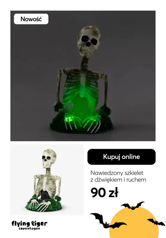Flying Tiger Copenhagen - gazetka promocyjna Hallowenowa impreza - gadżety i dekoracje od czwartku 19.09  - strona 15