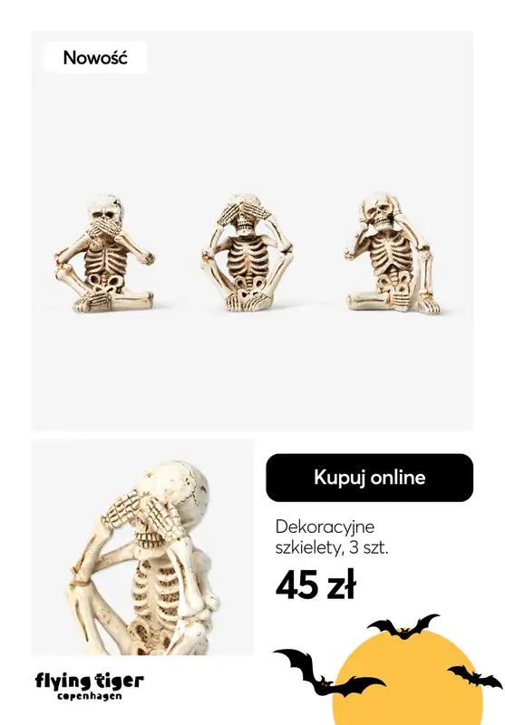 Flying Tiger Copenhagen - gazetka promocyjna Hallowenowa impreza - gadżety i dekoracje od czwartku 19.09  - strona 17