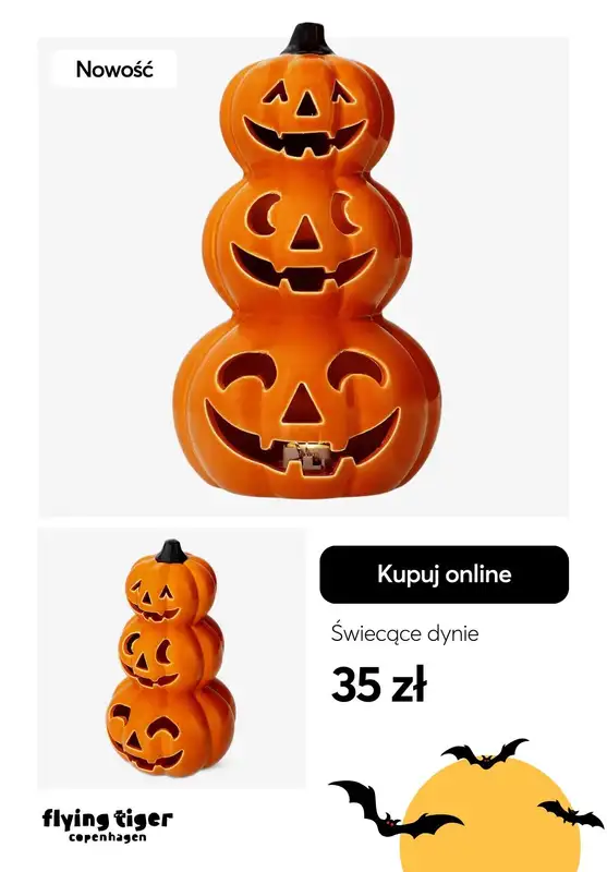 Flying Tiger Copenhagen - gazetka promocyjna Hallowenowa impreza - gadżety i dekoracje od czwartku 19.09  - strona 9
