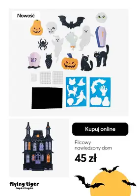 Flying Tiger Copenhagen - gazetka promocyjna Hallowenowa impreza - gadżety i dekoracje od czwartku 19.09  - strona 18