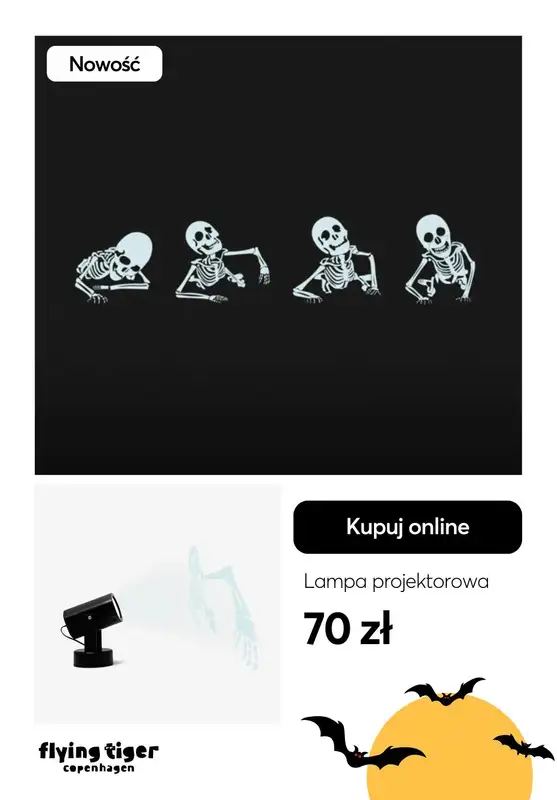 Flying Tiger Copenhagen - gazetka promocyjna Hallowenowa impreza - gadżety i dekoracje od czwartku 19.09  - strona 19