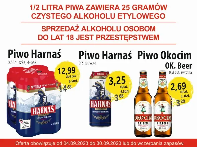 Zielony Koszyk - gazetka promocyjna Gazetka od poniedziałku 23.09 do poniedziałku 30.09 - strona 3