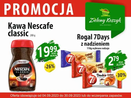 Zielony Koszyk - gazetka promocyjna Gazetka od poniedziałku 23.09 do poniedziałku 30.09 - strona 10 Zielony Koszyk - gazetka promocyjna Gazetka od poniedziałku 23.09 do poniedziałku 30.09 - strona 10