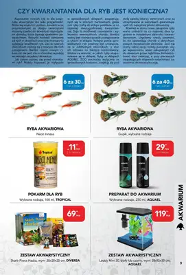 Aquael zoo - gazetka promocyjna Gazetka od poniedziałku 23.09 do poniedziałku 30.09 - strona 9