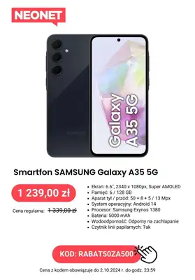 NEONET - gazetka promocyjna Zniżkobranie! -50 zł za każde wydane 500 zł od czwartku 26.09 do środy 02.10 - strona 3