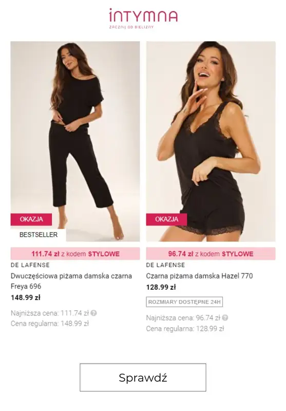 2024 STYLOWE ZAKUPY - gazetka promocyjna Intymna | Bielizna do -70% od piątku 27.09 do środy 02.10 - strona 5