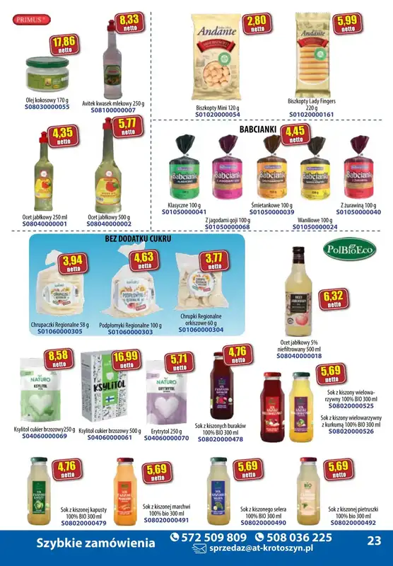 A-T - gazetka promocyjna Gazetka od środy 02.10 do poniedziałku 14.10 - strona 23