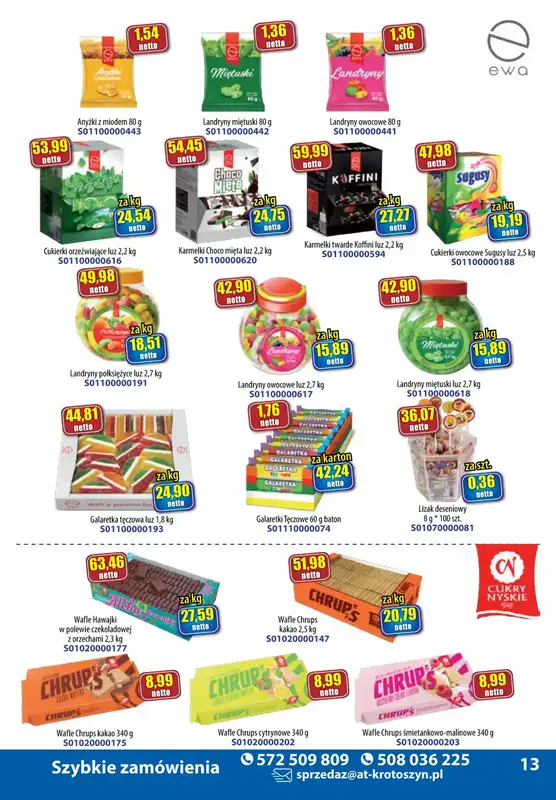 A-T - gazetka promocyjna Gazetka od środy 02.10 do poniedziałku 14.10 - strona 13