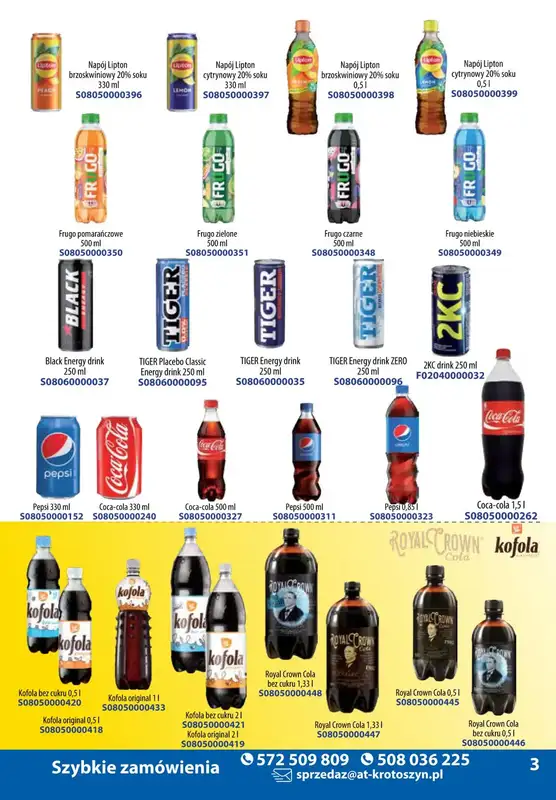 A-T - gazetka promocyjna Gazetka od środy 02.10 do poniedziałku 14.10 - strona 3