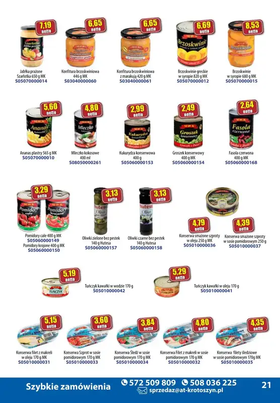 A-T - gazetka promocyjna Gazetka od środy 02.10 do poniedziałku 14.10 - strona 21