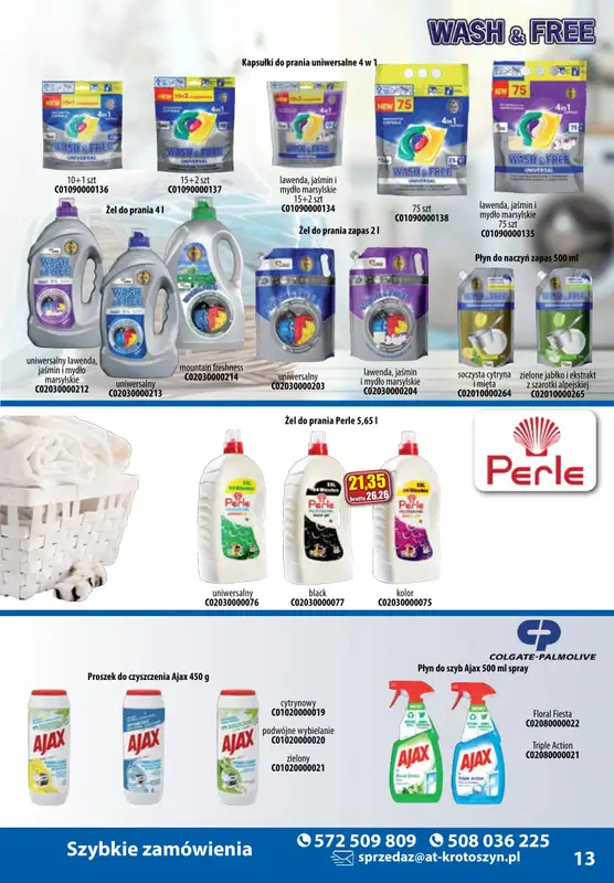 A-T - gazetka promocyjna Gazetka od czwartku 03.10 do czwartku 31.10 - strona 13