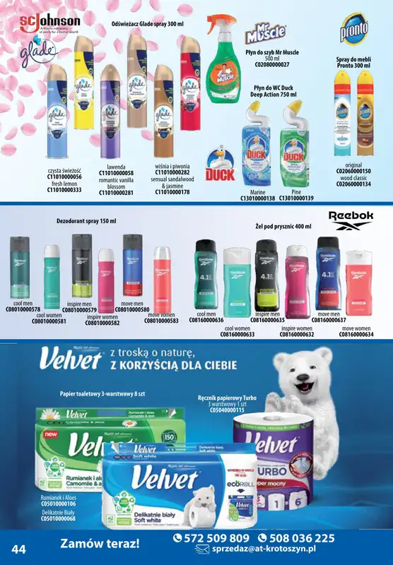 A-T - gazetka promocyjna Gazetka od czwartku 03.10 do czwartku 31.10 - strona 44