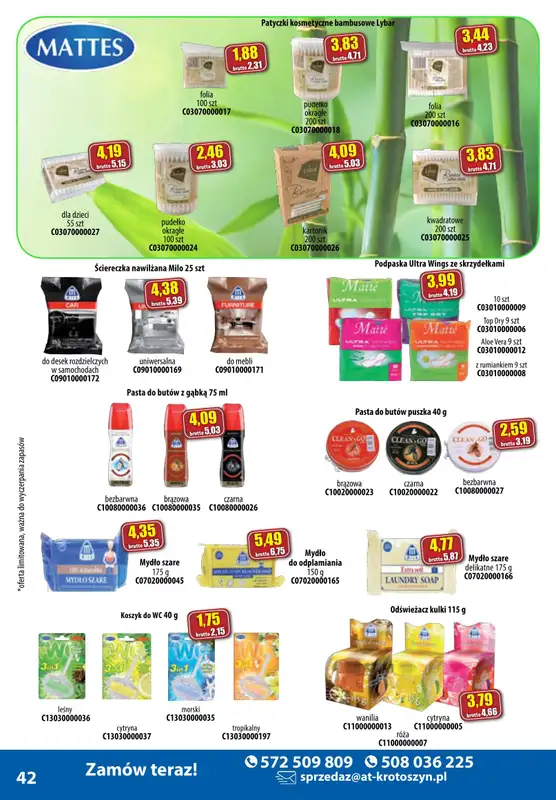A-T - gazetka promocyjna Gazetka od czwartku 03.10 do czwartku 31.10 - strona 42