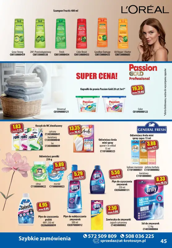 A-T - gazetka promocyjna Gazetka od czwartku 03.10 do czwartku 31.10 - strona 45