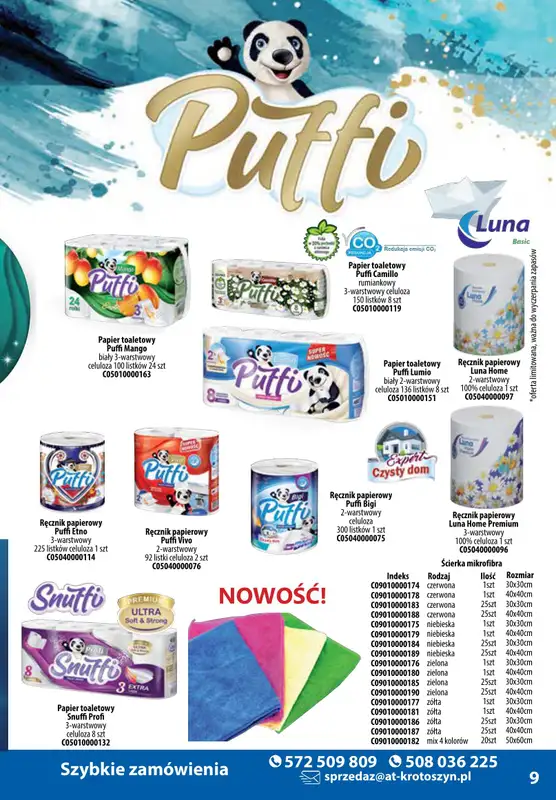 A-T - gazetka promocyjna Gazetka od czwartku 03.10 do czwartku 31.10 - strona 9